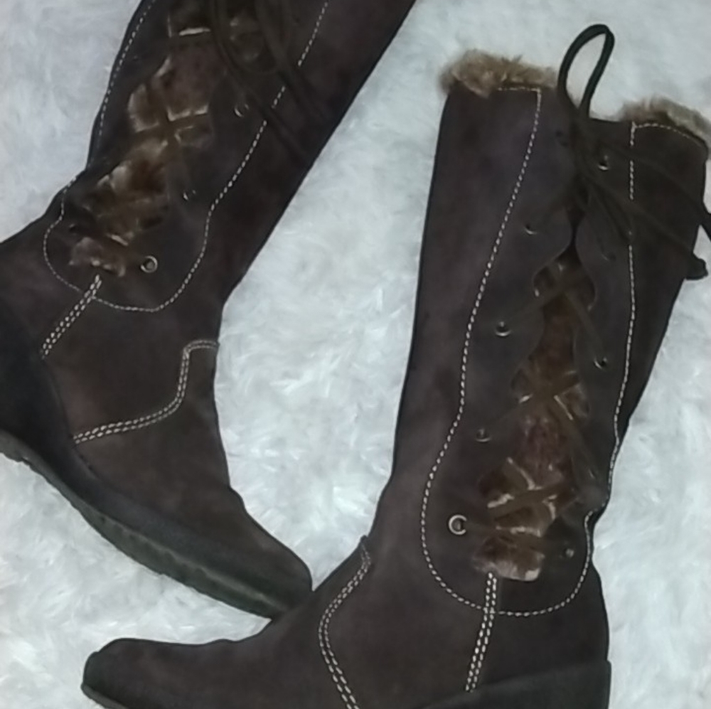 London fog brown Winter boots